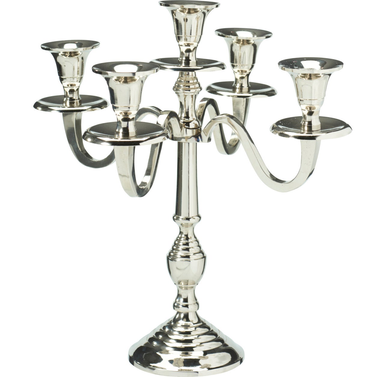 Très grand chandelier orné à cinq bras - Métal