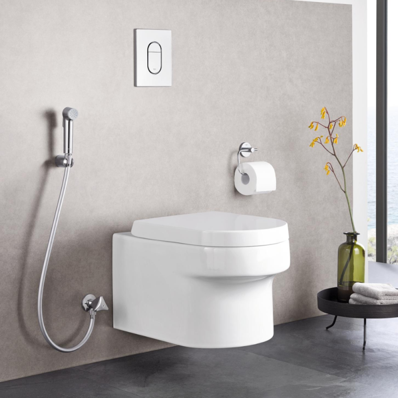 Grohe - Douchette WC Tempesta Trigger spray 30 avec robinet d'arrêt 1 jet, chrome - 2