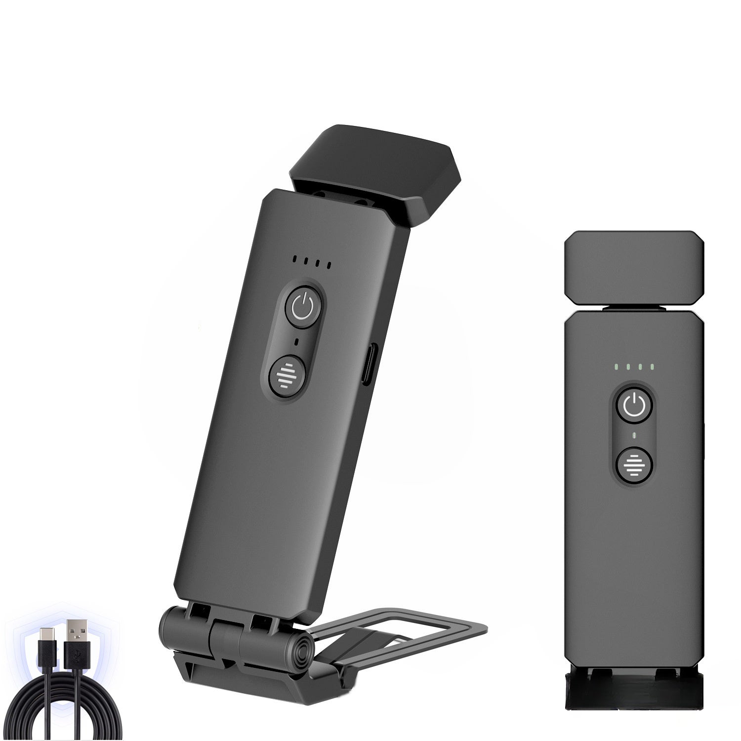 Lampe de livre de style signet, lampe de lecture rechargeable pliable ...