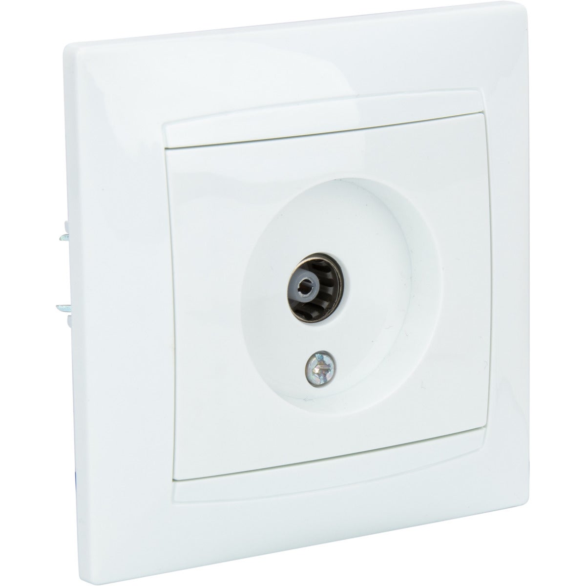 Zenitech – Presa TV 9,52mm + SAT + FM – Colore Bianco – Modello Venus – Facile Installazione, Certificata CE - 3