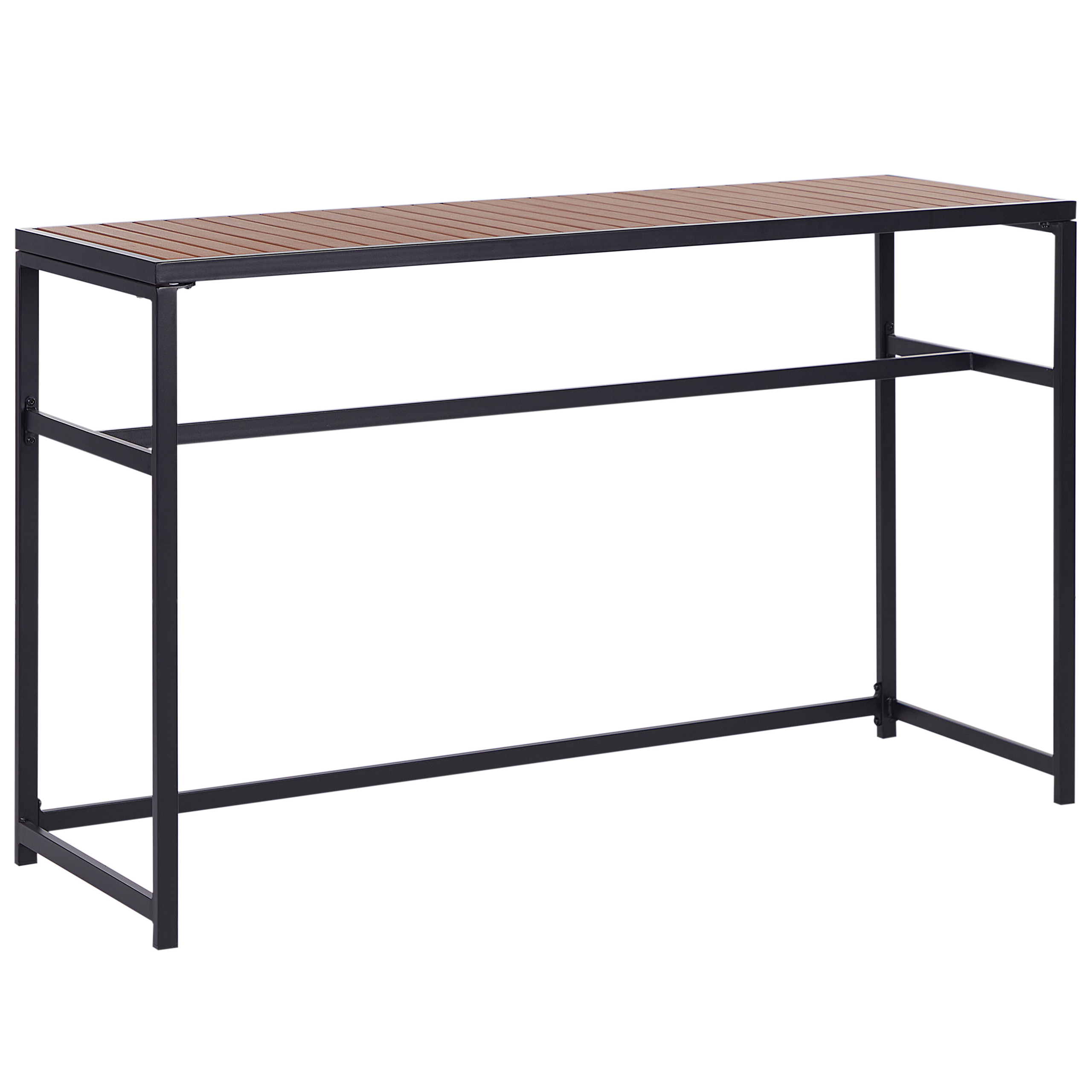 Mini bar pentru grădină AVETRANA 150 cm 50 cm Negru