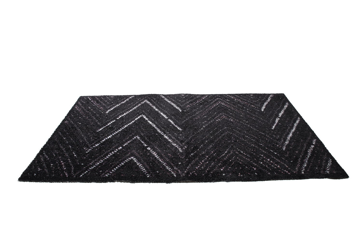 Alfombra de entrada personalizado - modelo montblanc - negro - 67cm x 120cm