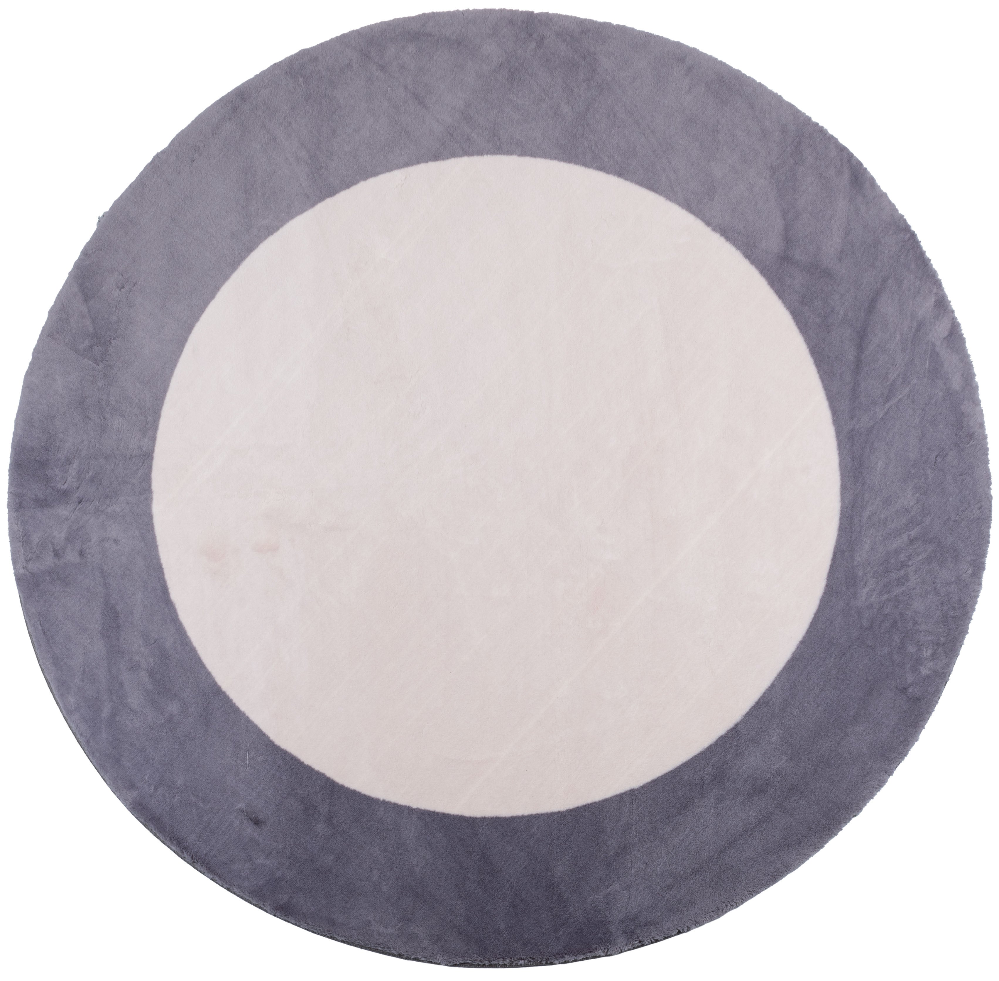 Dywan Multidecor Maximo 160 cm koło ramka beżowo- antracytowy 1 szt.