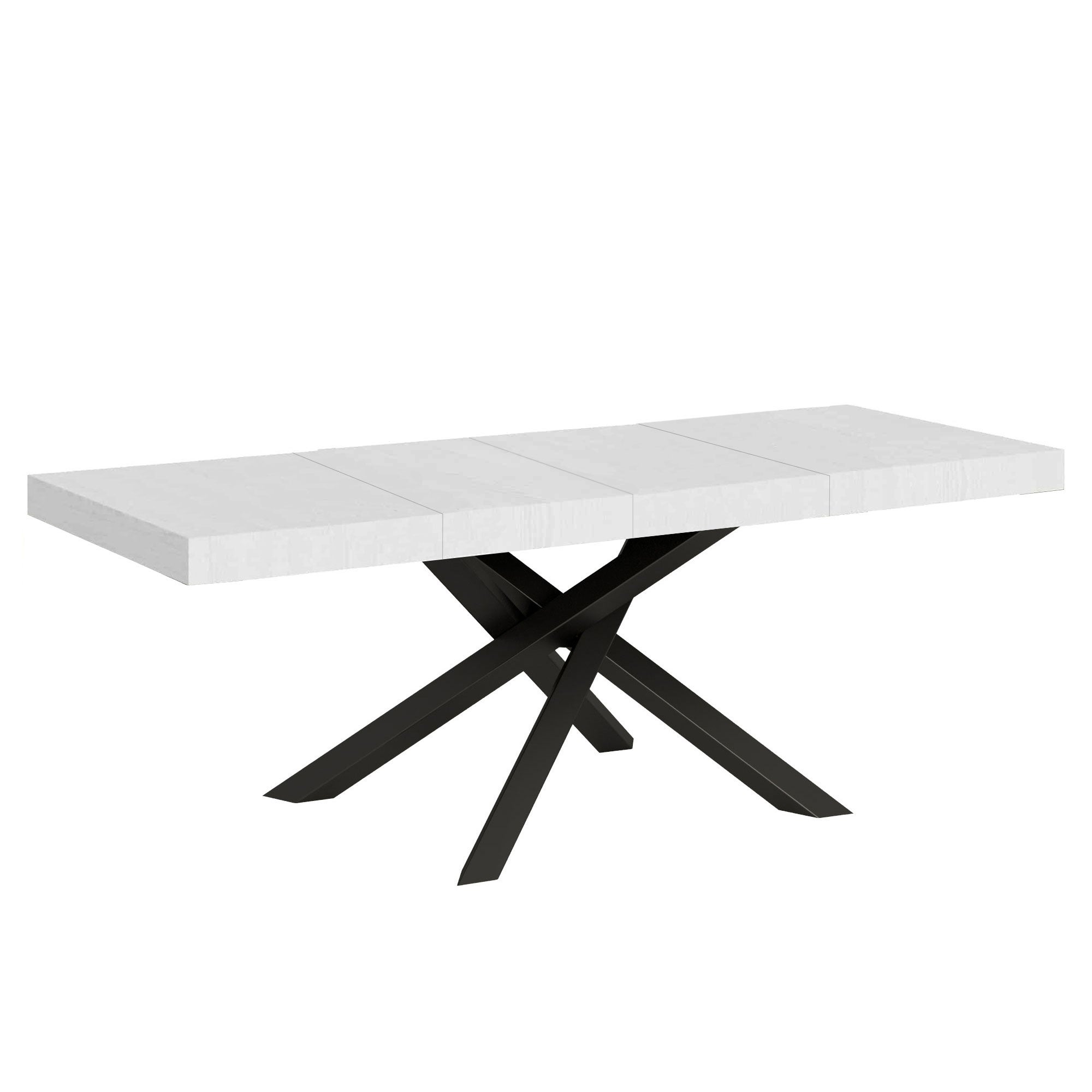 Stół rozkładany Volantis Premium 200/304x90 cm, nogi biały jesion antracyt