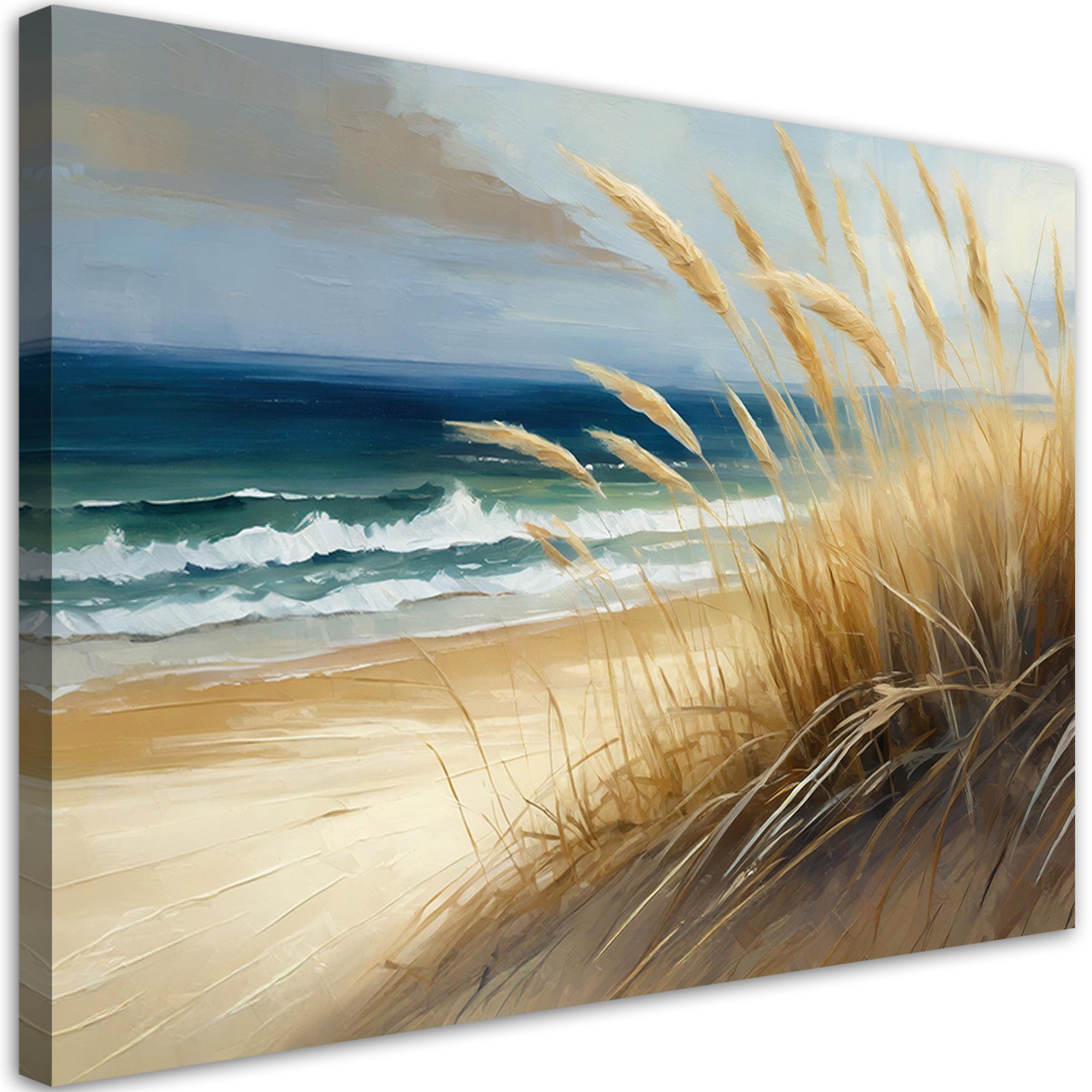 Obraz na płótnie, plaża, wydmy morskie, przyroda 100x70