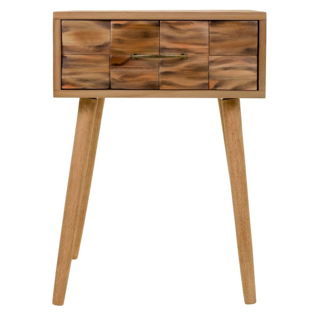 Table de chevet En Bois Marron 44x38x63h - 2