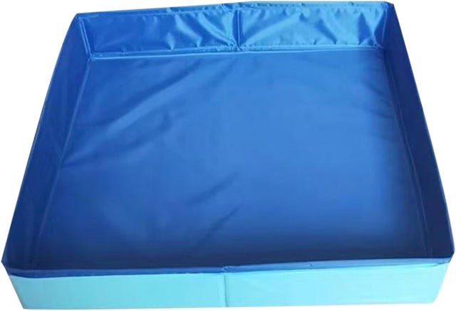 Piscine pliable pour chien - Piscine pour chien - Pataugeoire pour animaux de compagnie - Piscine pour chien en PVC (50 x 50 cm)