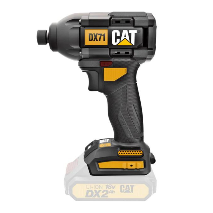 Masina de insurubat cu impact CAT, 18V, 200NM (fara perii) fara acu si incarcator model DX71B