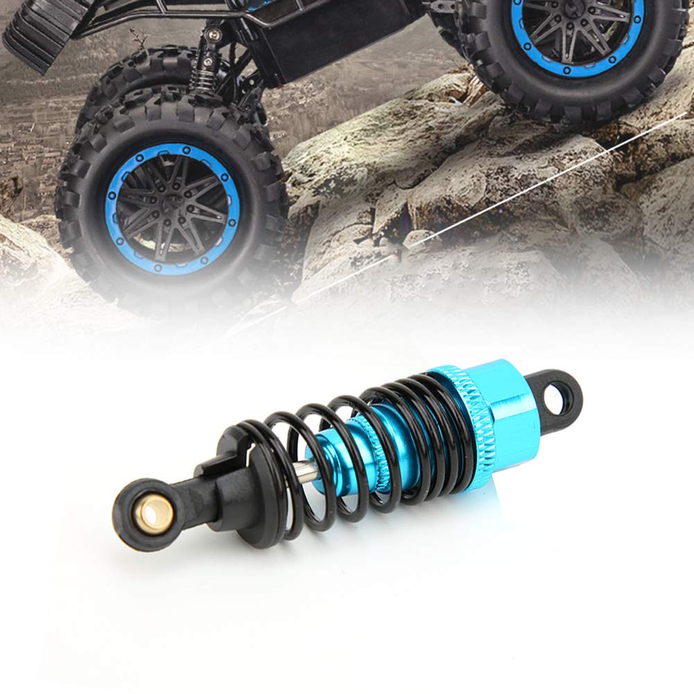 ACCESSORIO AMMORTIZZATORE RC IN LEGA DI ALLUMINIO ADATTO PER AUTO RC DRIFT 1/10 ARGENTO BLU VIOLA PER HOBBYSTI (Blu) - 2