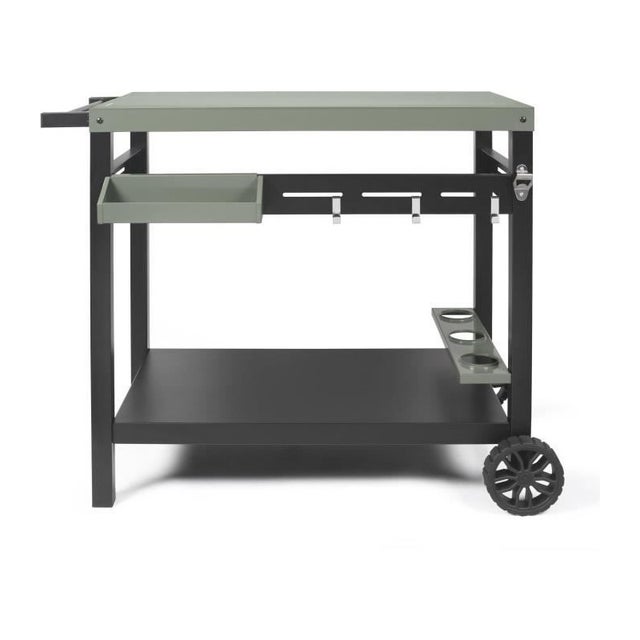 Desserte pour plancha - LIVOO - GS167V - Vert / Noir