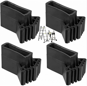 2 Pezzi Piedini Per Scaletta In Gomma Antiscivolo Pieghevoli