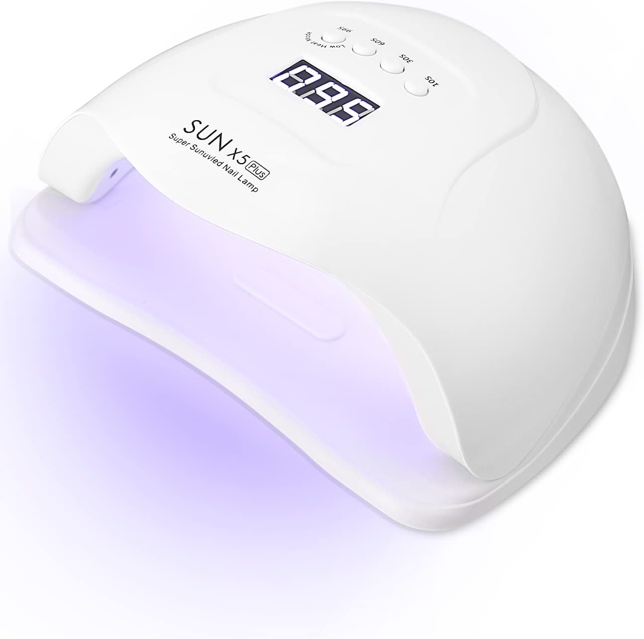 Profesjonalna lampa UV LED do automatycznego suszenia paznokci 168 W, 4 timery 10 s/30 s/60 s/99 s, 36 diod LED
