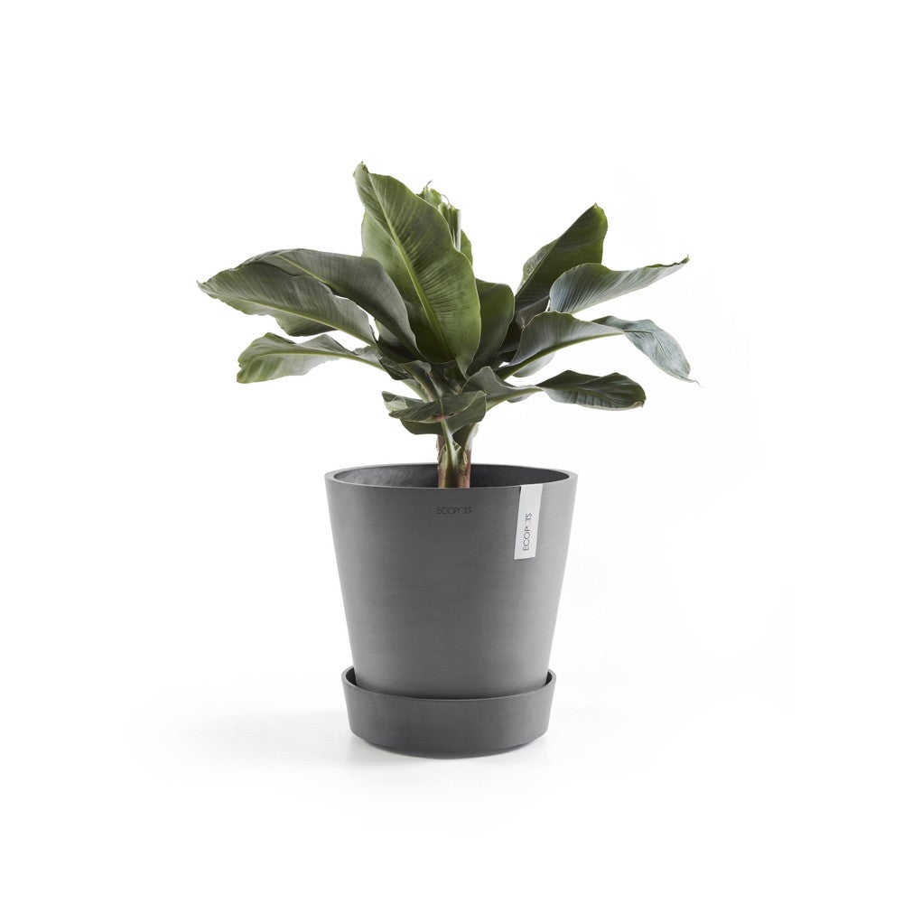 Spodek Ecopots Wheels Grey - Ø wewnętrzna dna 26 cm / Ø zewnętrzna 28,7 x wys. 8,3 cm - 3