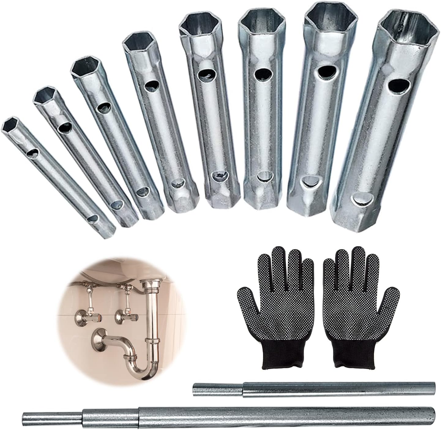 Lot De 10 Clés à Pied De Corbeau Snap-on - Ouverture Pression - LOT-1057