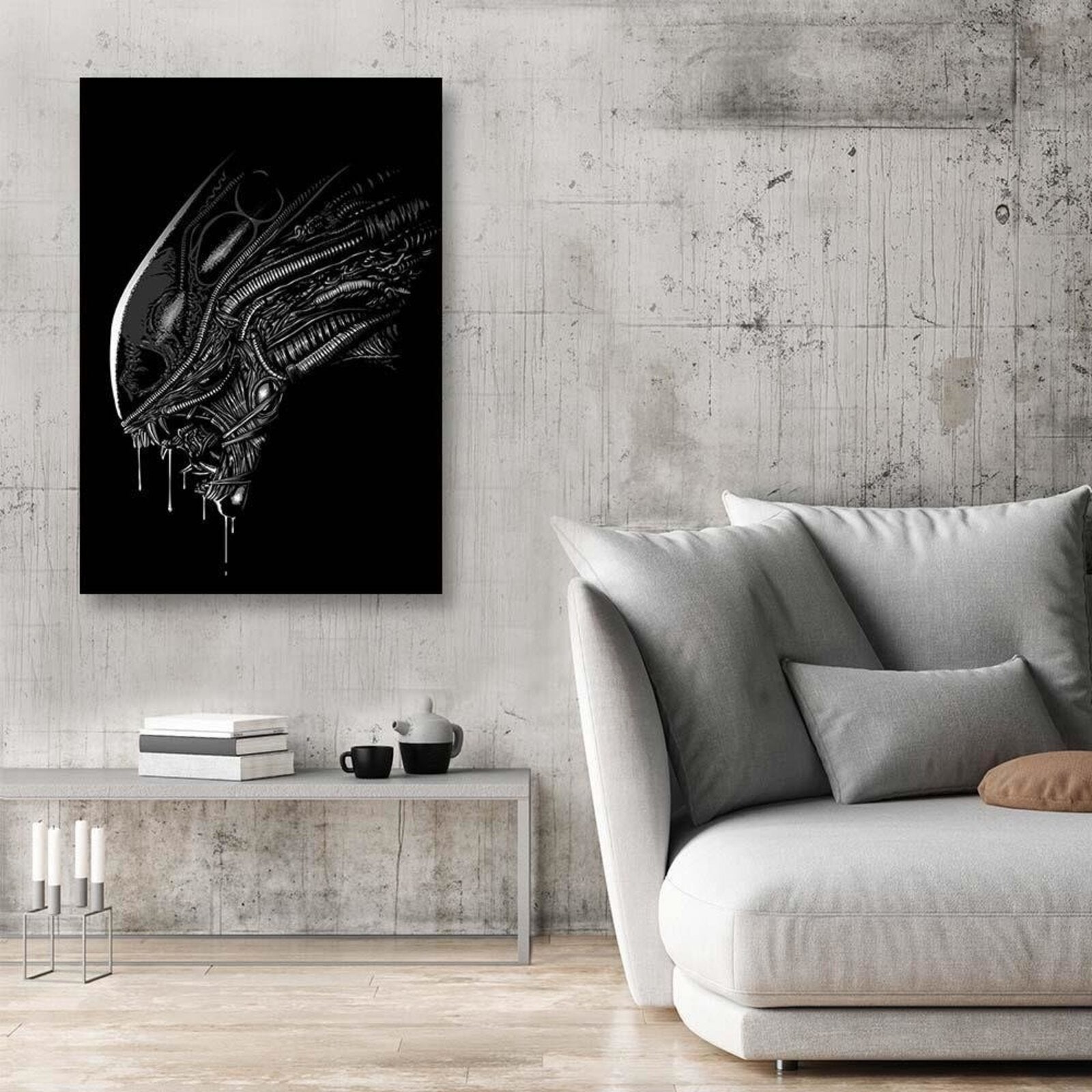 Tableau Alien Xenomorphe II - 50 x 70 cm - 3