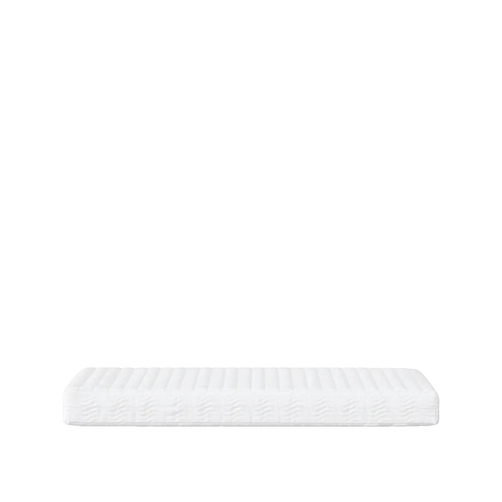 Materac piankowy vidaXL 90x190 cm biały 2 twardości H2 H3