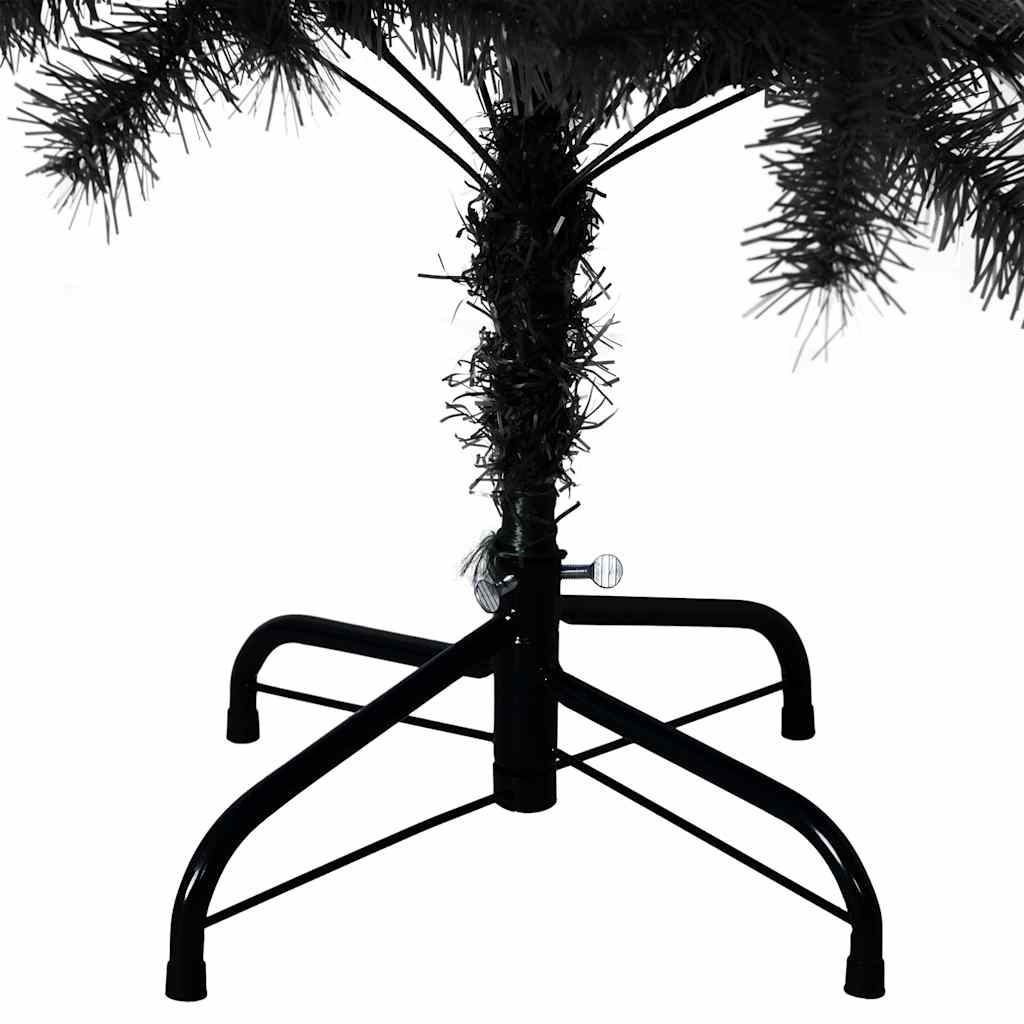 Maison Exclusive - Albero di Natale Artificiale Sottile con Base Nero 150 cm PVC - 6
