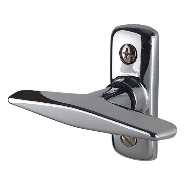 Poignée de fenêtre crémone CHROME, Zamak chrome brillant - 3