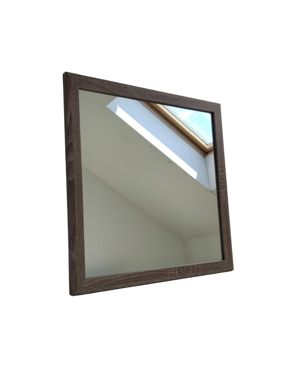 Lustro kwadratowe z serii HIT Erama 40x40 cm w ramie sonoma truflowa 1szt.