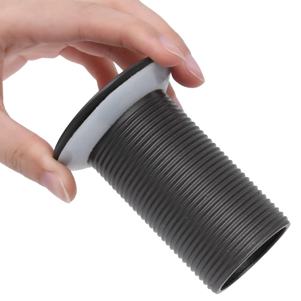 Piletta a pulsante senza troppopieno 6,4 x 6,4 x 9,1 cm grigio 02_0003490 - 3