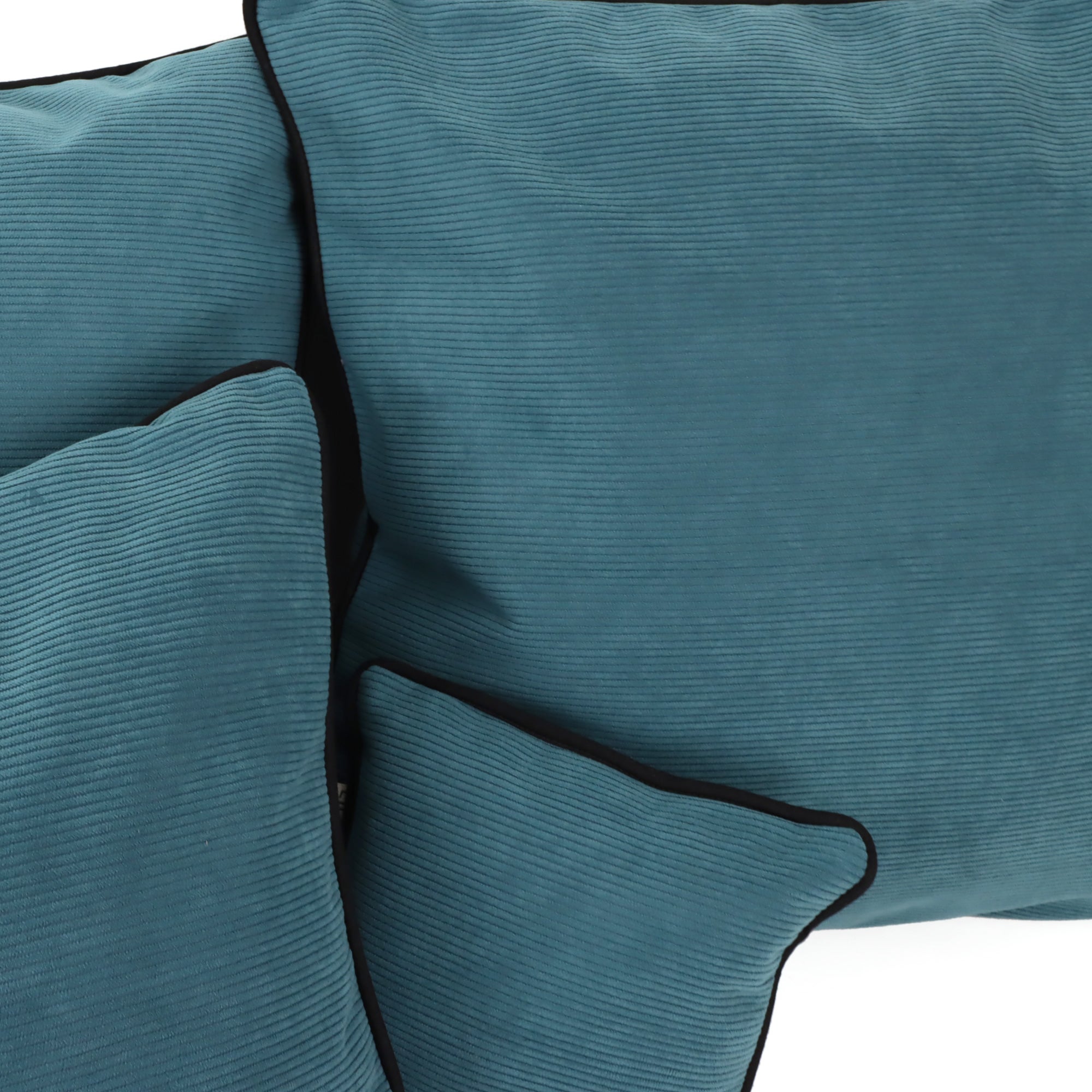Housse de coussin 40x40 cm STARSKY Bleu Canard - 5