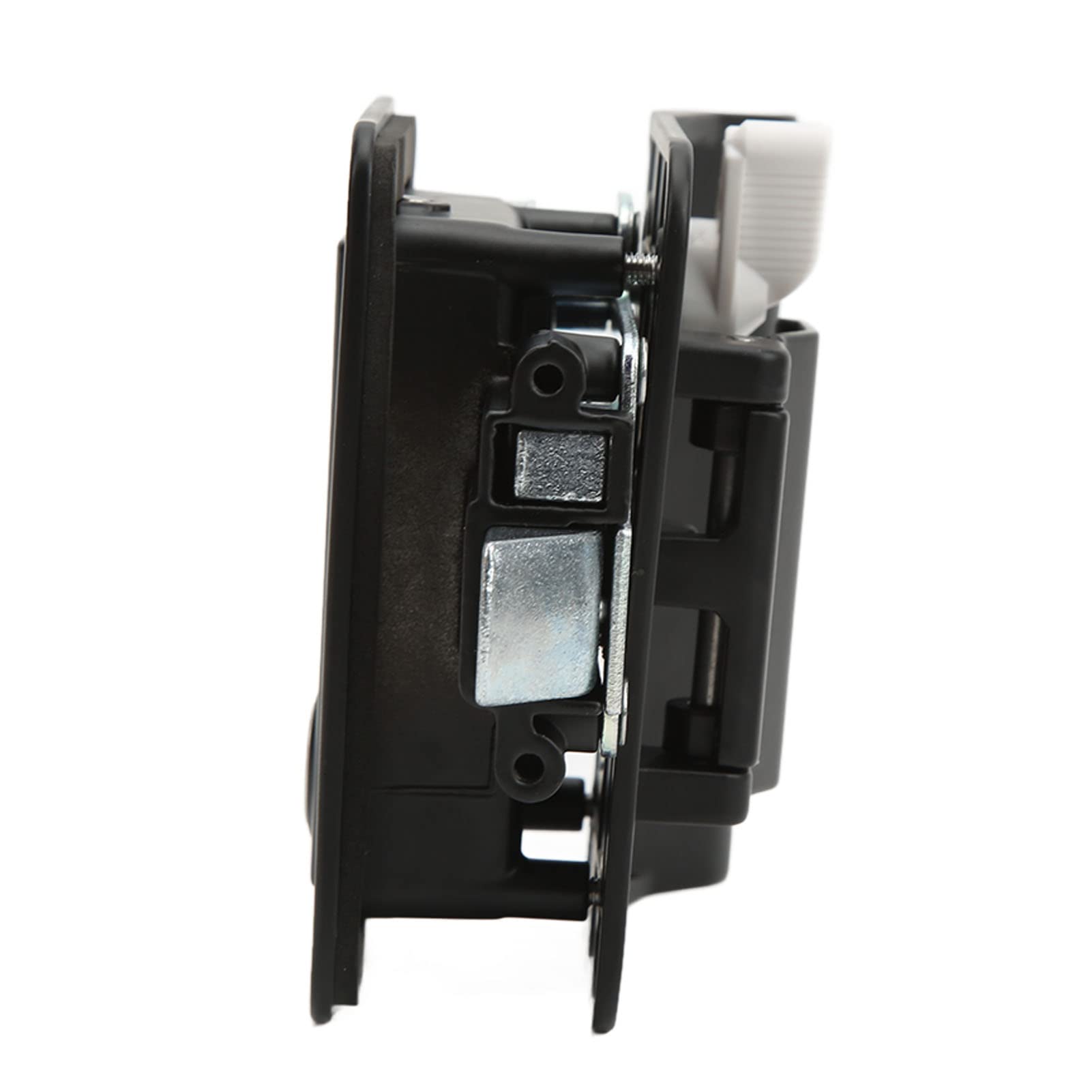 Serratura di sicurezza per porta d'ingresso per camper, serratura a scatto incorporata in lega di alluminio per roulotte (nero) - 8