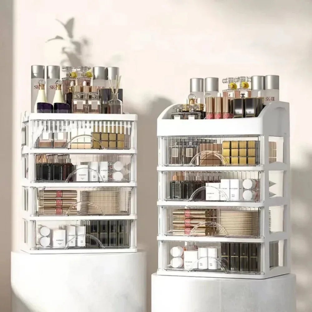 KAKET Boîte de Rangement Multifonction 5 Couches pour Bureau - Organisateur de Maquillage, Bijoux, Accessoires & Fournitures de Bureau - 5