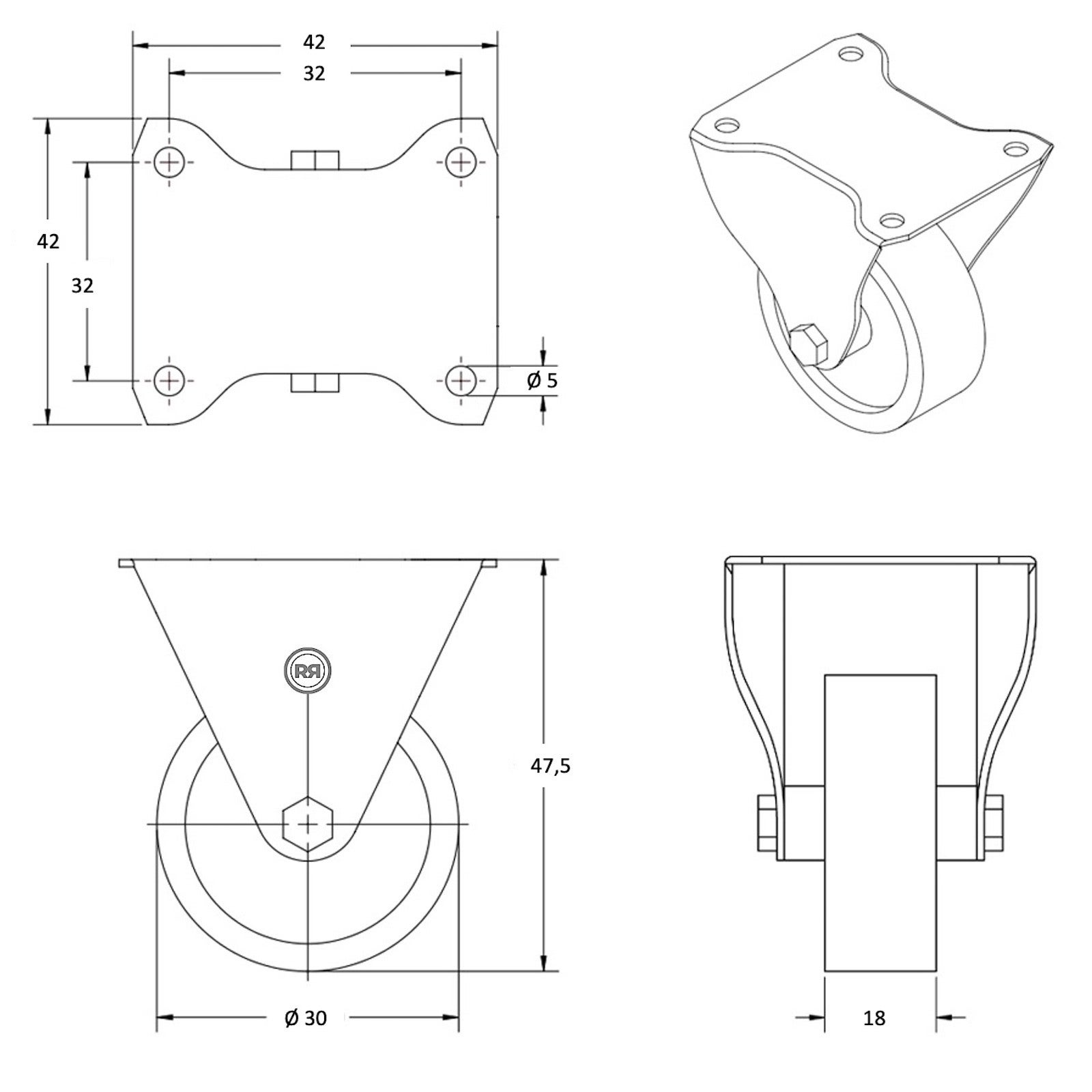 Lot De 4 Roulettes Transpalette Polyuréthane 80x90mm - Axe 20mm Avec Roulement, Rouge Roulettes Silencieuses Résistantes Usure Lot De 4 Roulettes Transpalette Polyuréthane 80x90mm - Axe 20mm Avec Roulement, Rouge Roulettes Silencieuses Résistantes Usure