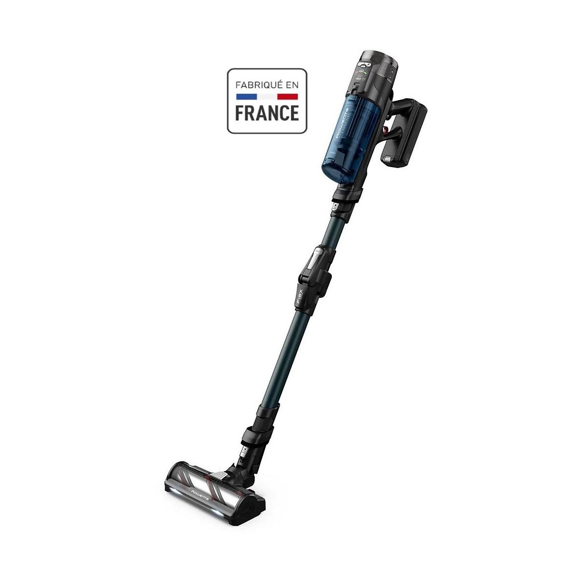 Odkurzacz bezprzewodowy Rowenta X-Force Flex moc 150 Airwatts i szczotka napędzana