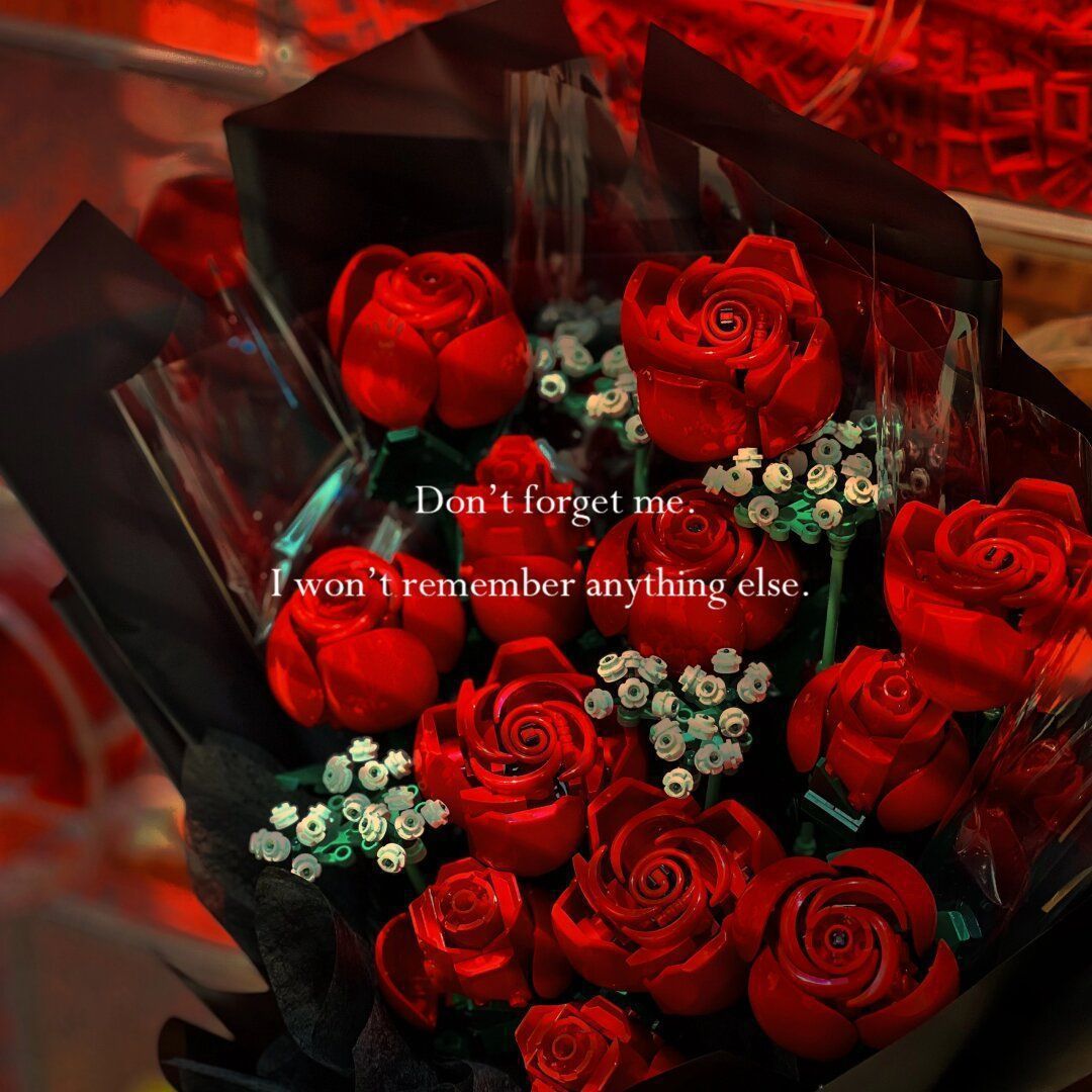 Ensemble de construction de roses rouges artificielles, idéal pour la décoration intérieure, la Saint-Valentin, Thanksgiving. - 3