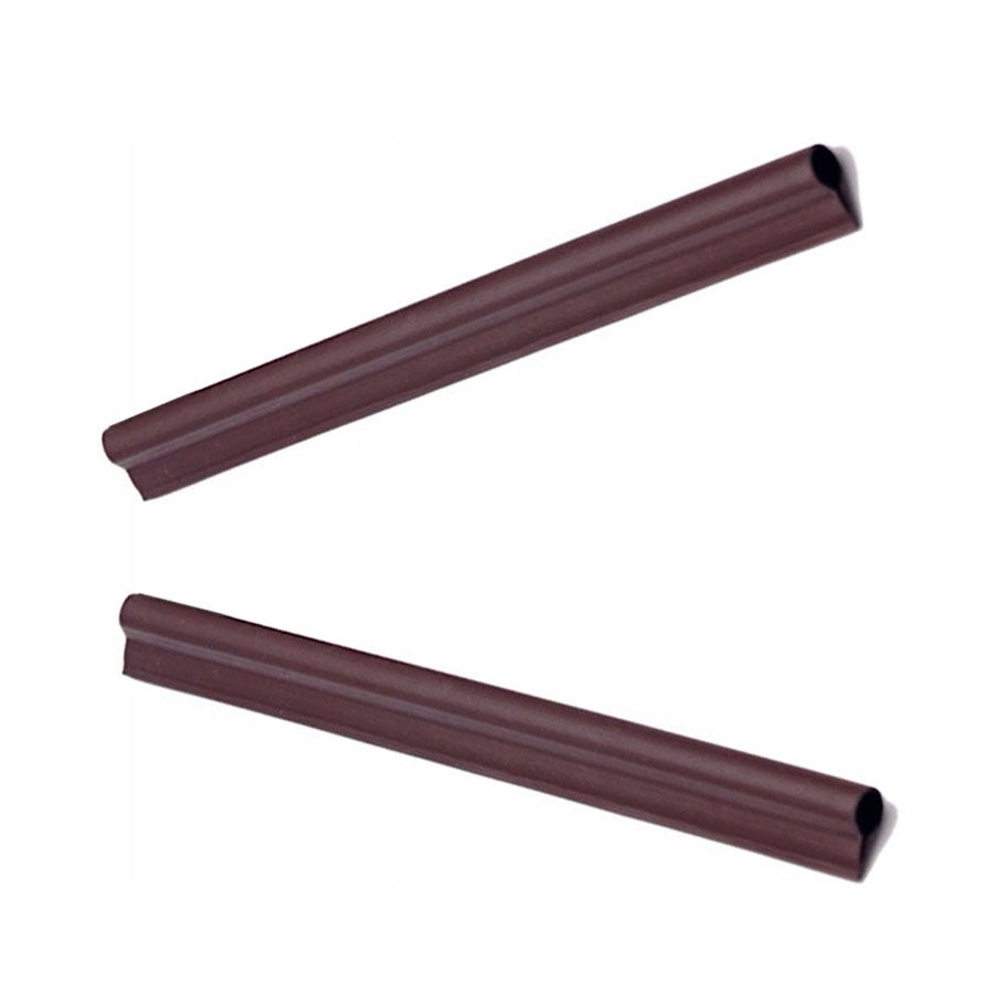 KLIPSY 19cm DO TAŚMA OGRODZENIOWA TAŚMY OGRODZENIOWEJ ZACZEPY BRĄZOWY 2 szt