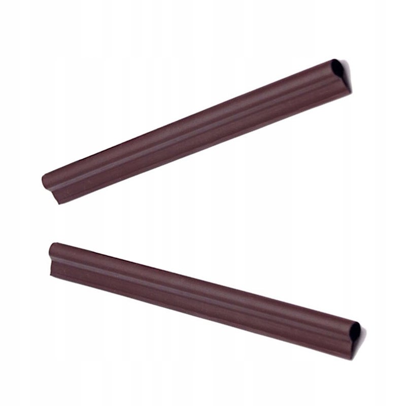 KLIPSY 19cm DO TAŚMA OGRODZENIOWA TAŚMY OGRODZENIOWEJ ZACZEPY BRĄZOWY 2 szt