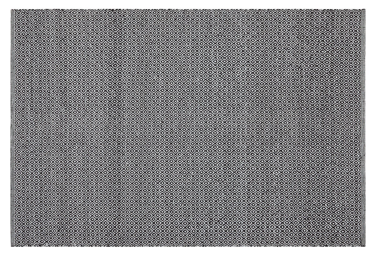 Dywan PVC Romby BL/NG 120x180 cm – Ręcznie Robiony, Do Wnętrz i na Zewnątrz, Zmywalny i Wodoodporny