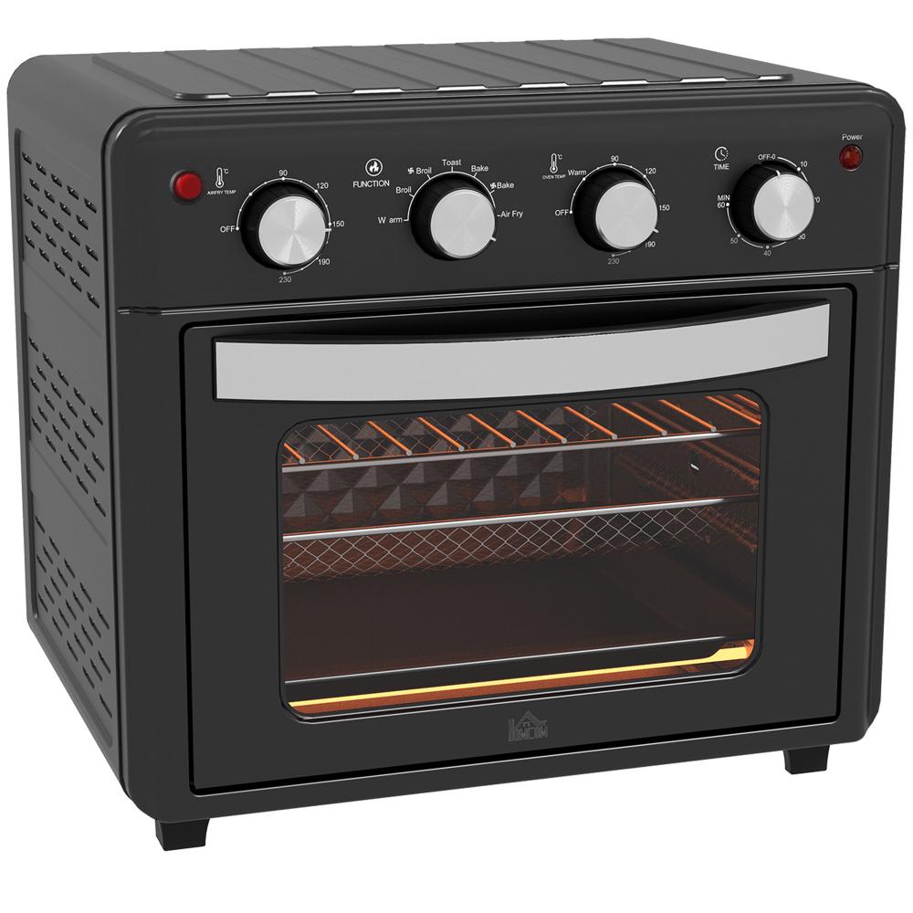 Mini piekarnik z konwekcją, 30 l, zakres temperatur 90–230°C, 7 trybów pieczenia, koszyk do smażenia, blacha do pieczenia