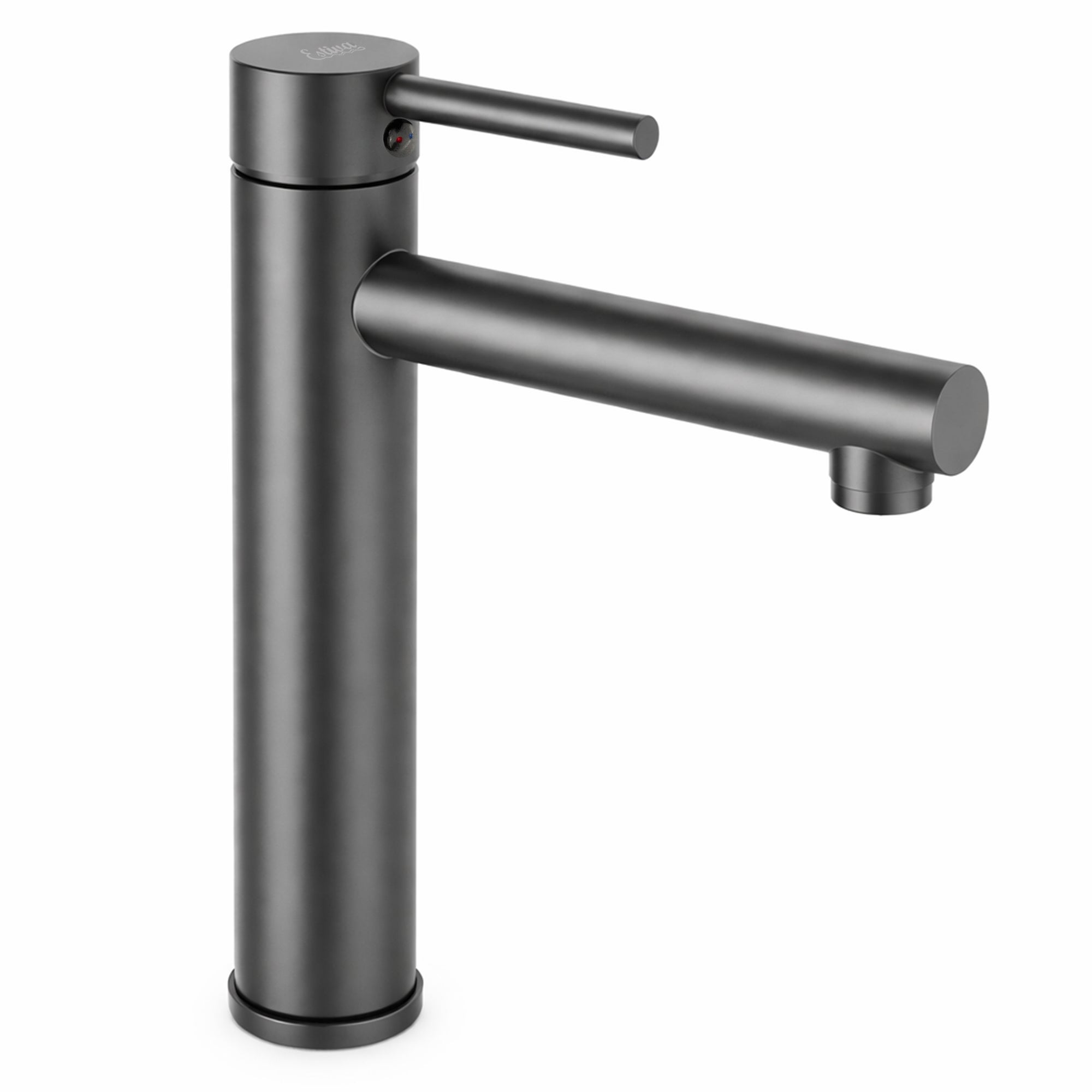 Bateria umywalkowa nablatowa Estiva Sima 30 cm gun grey 1 szt.