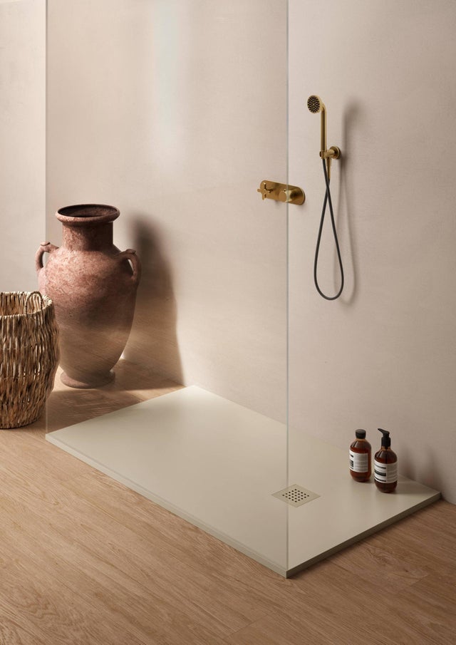 PETRA_H3 PONCÉ-EFFET LISSE 140x70 IVOIRE+BONDE EN MEME TEINTE