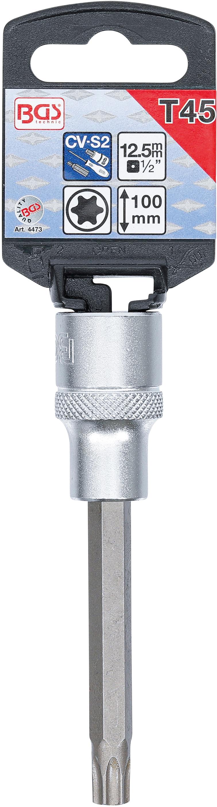 BGS Douille à embouts | longueur 100 mm | 12,5 mm (1/2