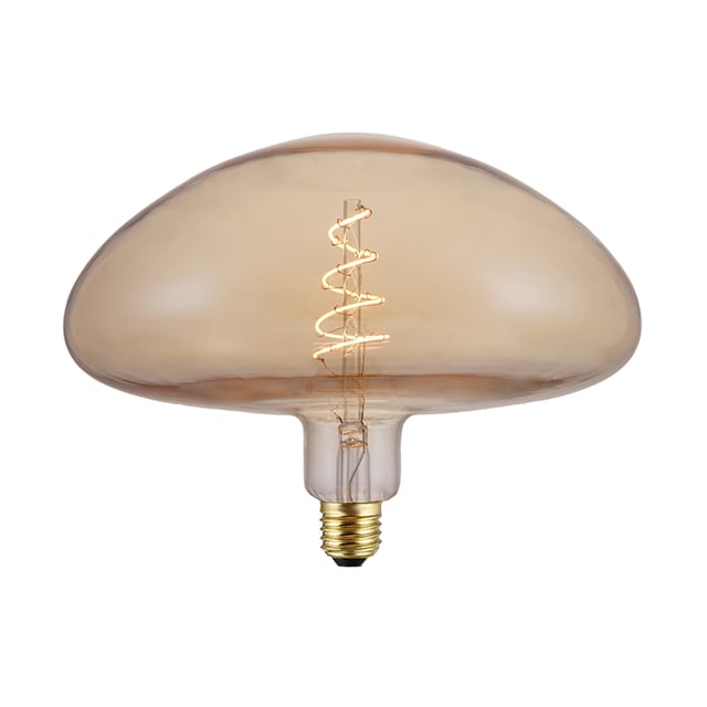 Ampoule filament LED MR250 4W Dimmable 2200K E27, ampoule Vintage Géante Champignon - Digilamp