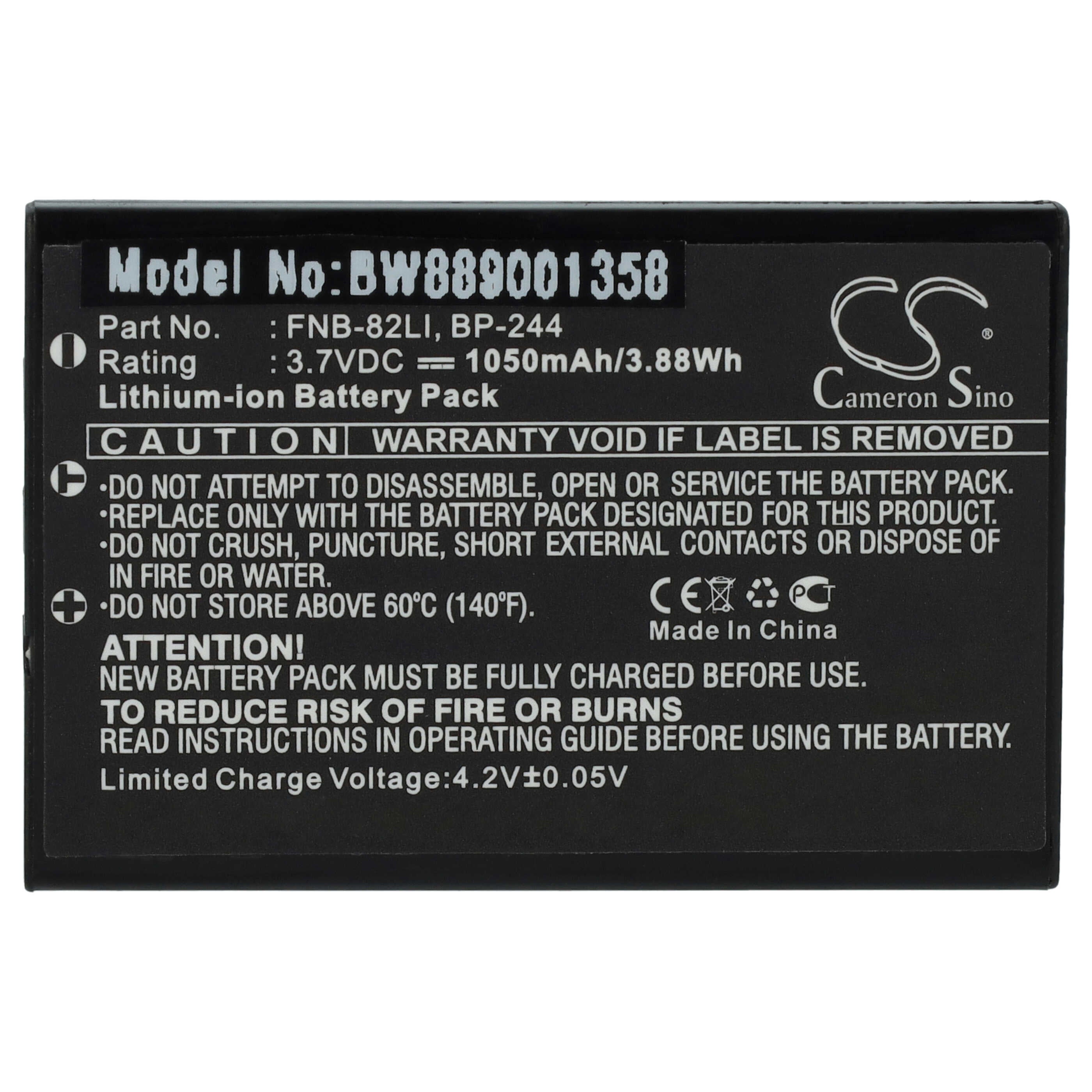 Vhbw Passend Für Shure MXW2/BETA58, GLX-D Dgtal Wreless Systems Akku Li Ion 1100 Mah 3 7 V