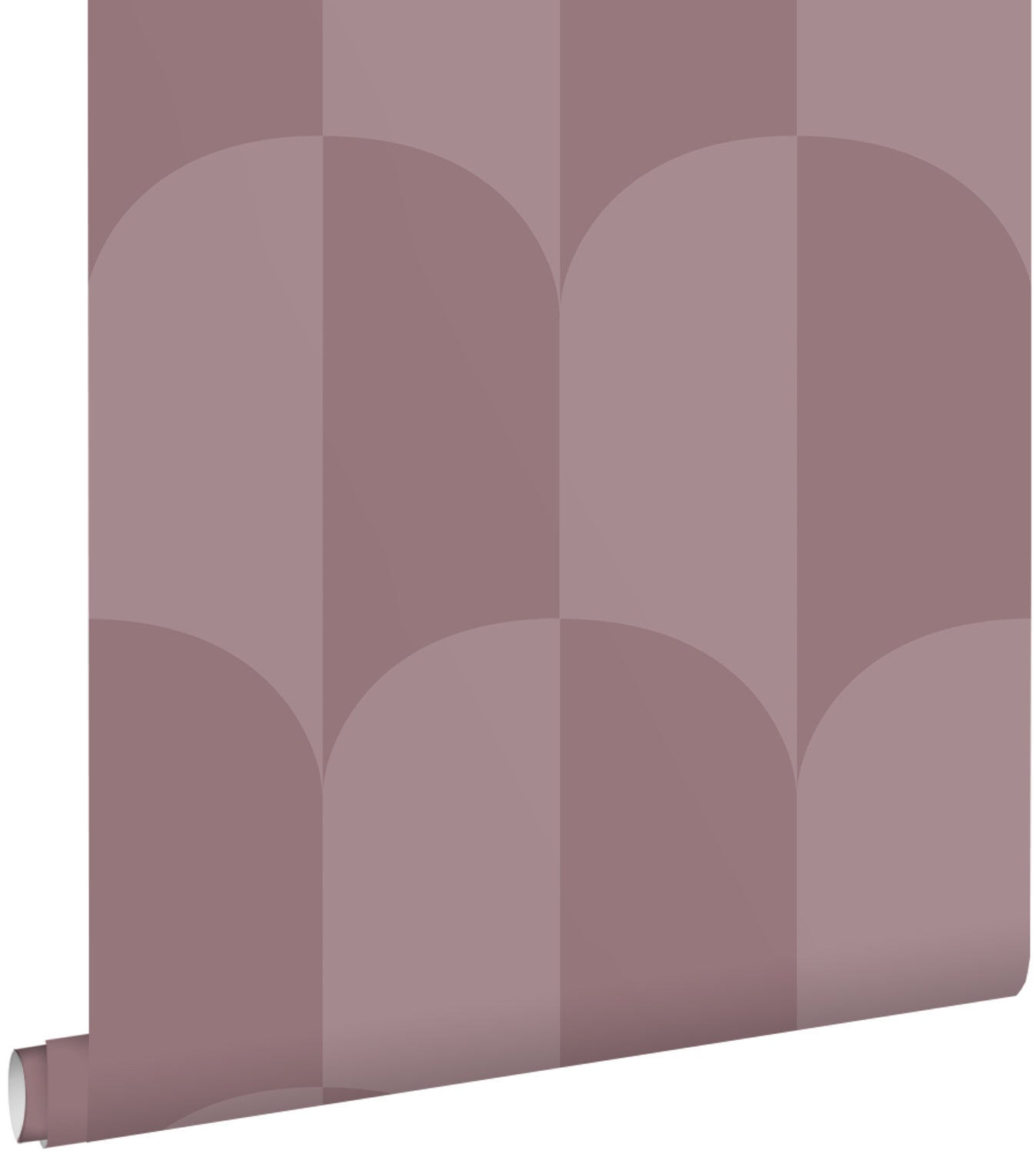 Tapeta motyw art déco fioletowym - 50 x 900 cm - ESTAHOME