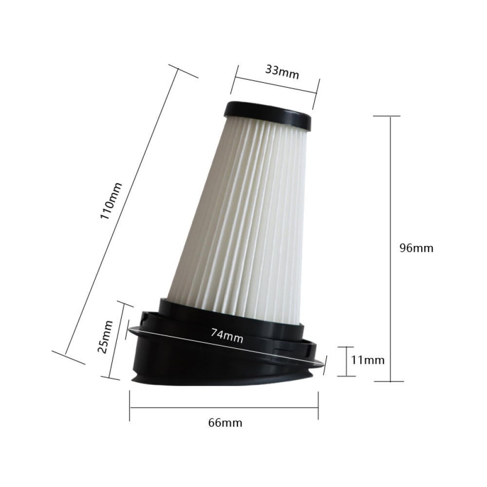 2 Filtres Plissés Pour Aspirateur Rowenta X-Pert 3.60 RH6974WO / RH6975WO - Neufs, Référence Vhbw