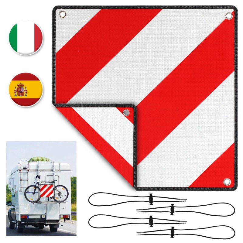 Réflecteur rectangulaire de sécurité ABS, autocollant réfléchissant pour voiture et moto, 4 Réflecteur rectangulaire de sécurité ABS, autocollant réfléchissant pour voiture et moto, 4
