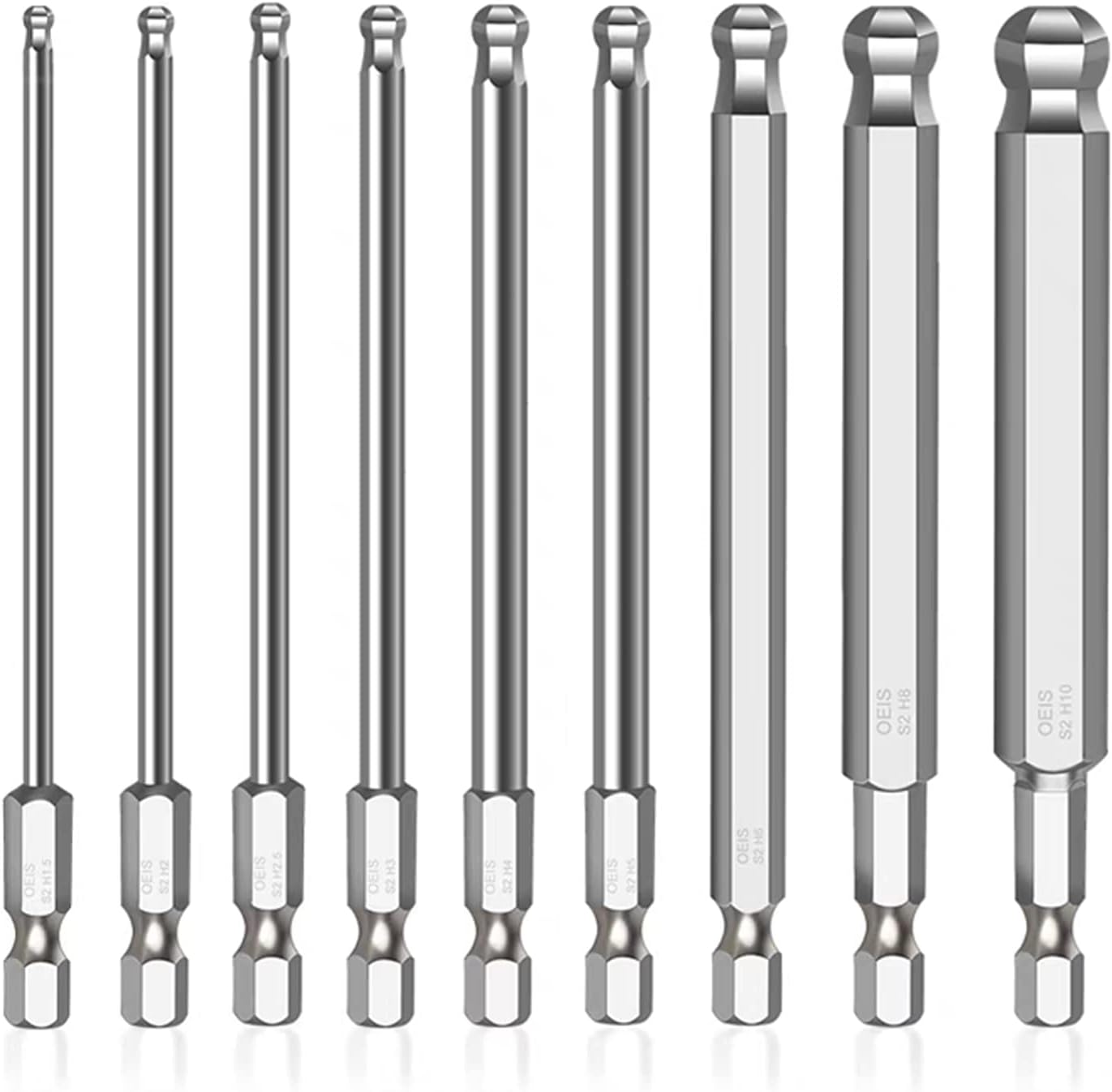 MISIQIMA 3 Pièces 1/4'' Porte Embout Visseuse, 60MM|100MM