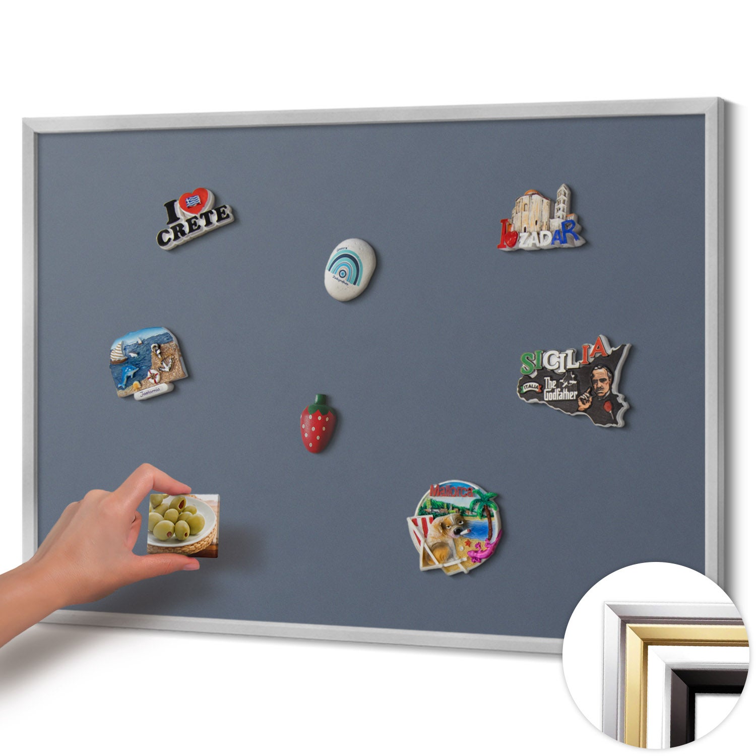 Tableau aimanté mural décoration pratique pour organiser vos idées ...