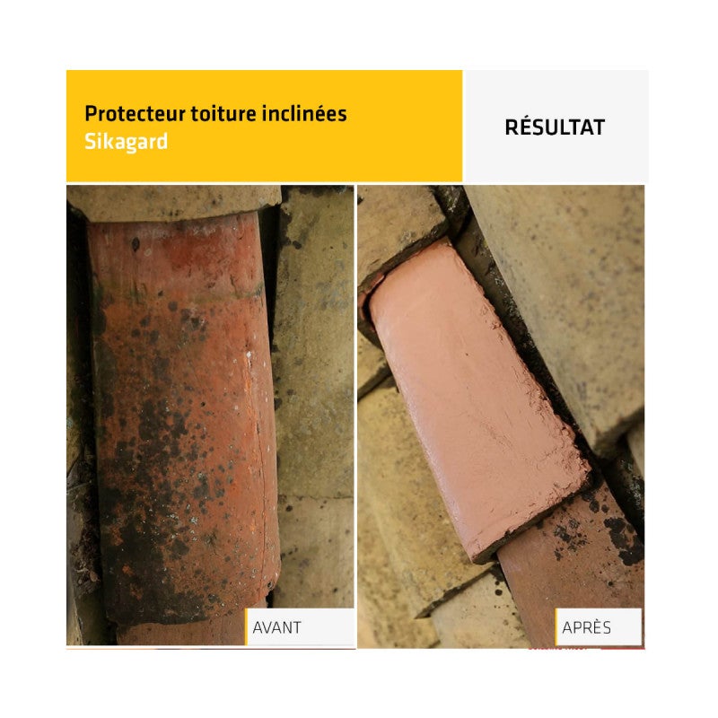 Peinture de protection SIKA Sikagard Protection Toiture inclinée - Transparent - 4L - 5