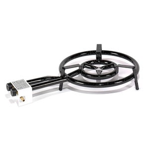 P03 FORNELLO A GAS In ACCIAIO E GHISA Da ESTERNO CAMPEGGIO Cm 30x30x14