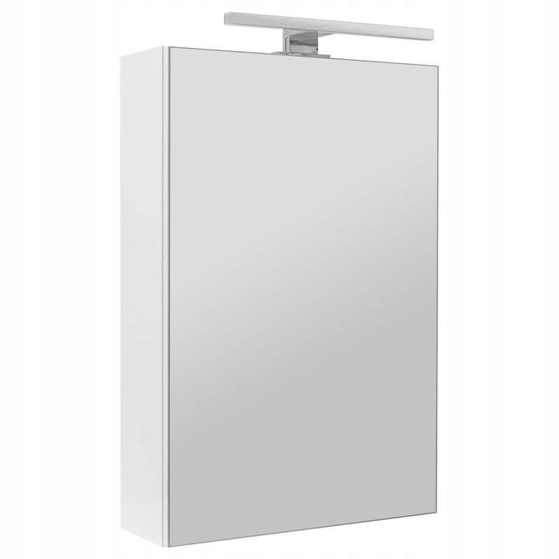 Szafka łazienkowa z lustrem oświetleniem lampką led lustrzana wisząca 40 cm