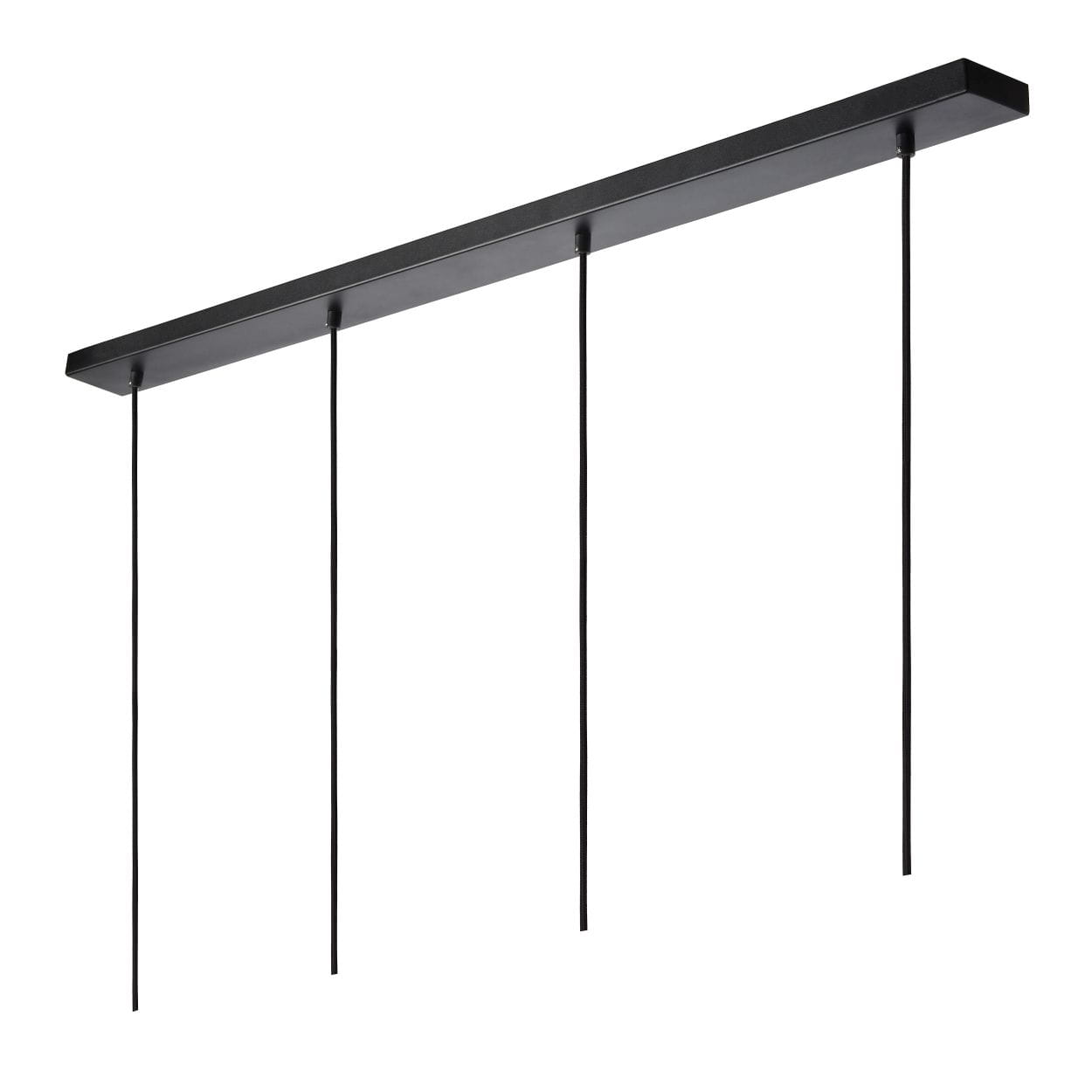 Suspension GIPSY - Noir - 4xE27 - Lucide - 4