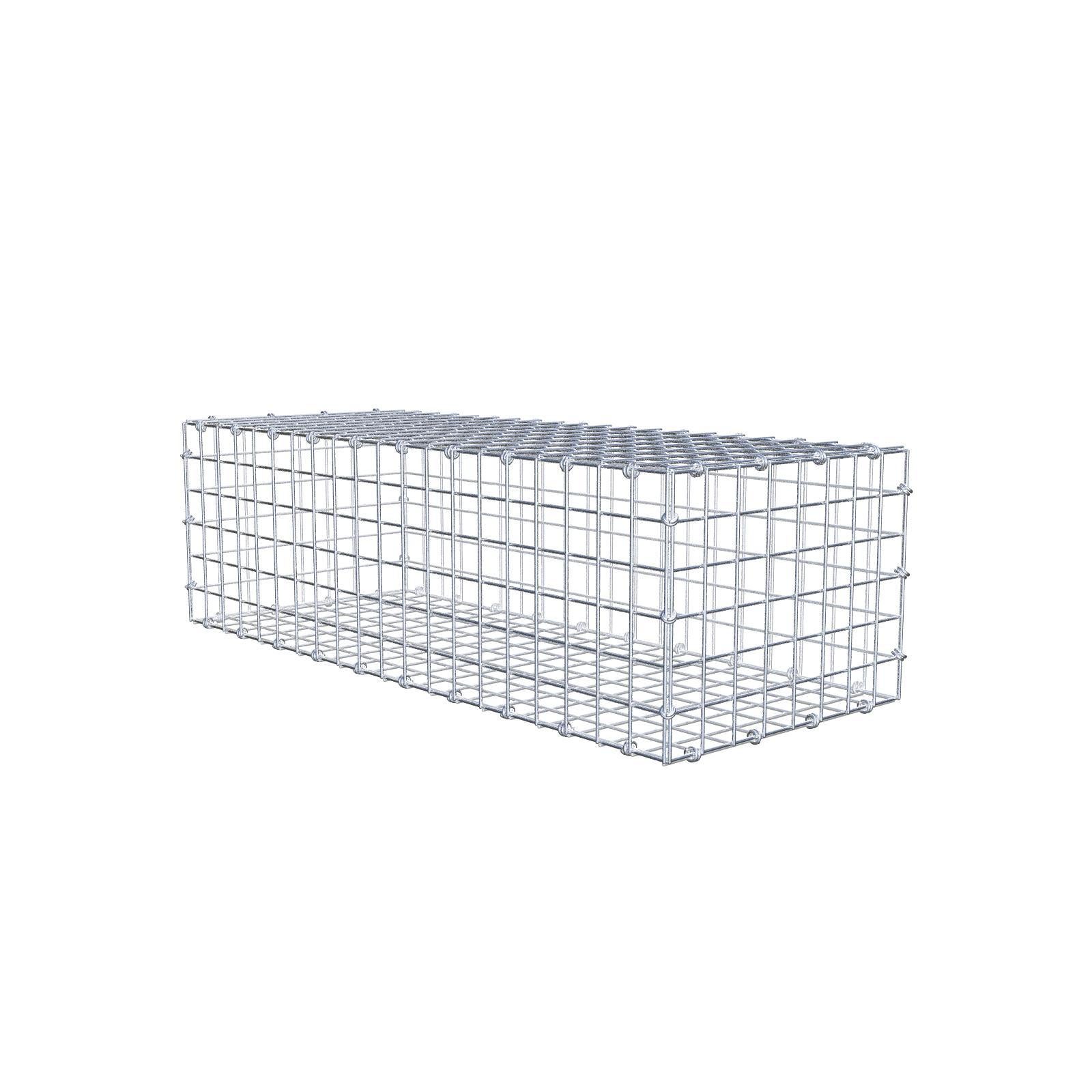Gabion 100 cm x 30 cm x 40 cm (dł. x wys. x gł.), rozmiar oczek 5 x 5 cm, pierścień spiralny
