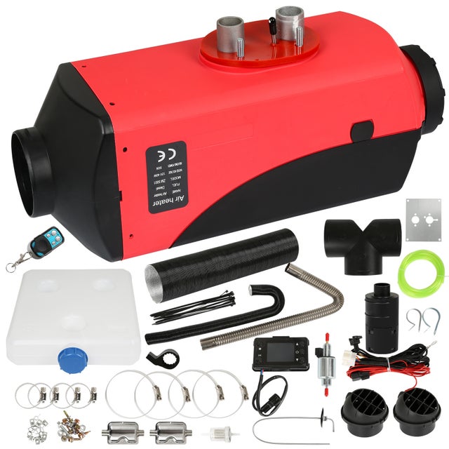Chauffage Diesel 8KW, Chauffage Parking 12V/24V DC avec télécommande & écran LCD, Chauffage à air pour voiture, camping-car et camping